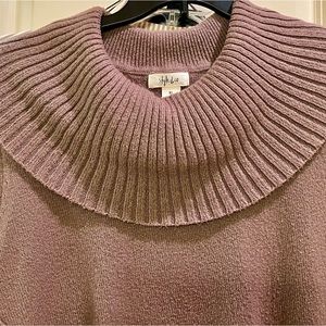 Style & Co Womens Cowl Neck Long Sleeve Pullover Sweater XL